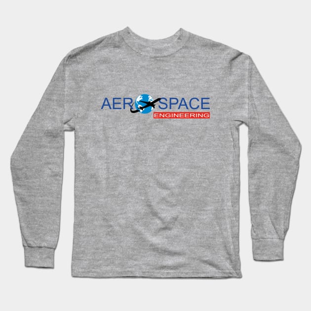 Best design aerospace engineering aircraft engineer Long Sleeve T-Shirt by PrisDesign99